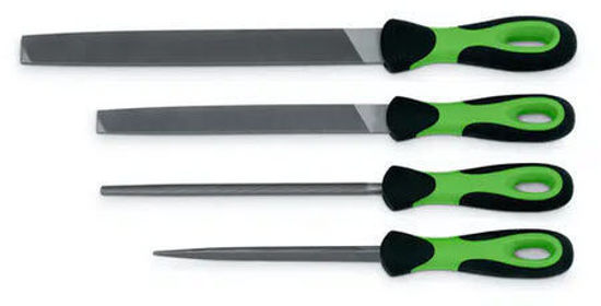 Snap-on - SGFMX104G -  Mixed File Set; 4Pc - Green