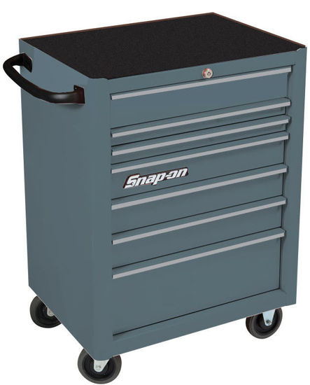 Snap-on - KRA2007KZUSS-WO - Standard 7Drw Roll Cab; Storm Grey with PVC Trim