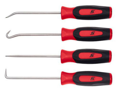 Snap-on - SGASA204CR - Mini Pick Set; 4Pc - Red