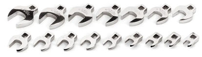 Snap-on - 216FCOM - 3/8" Open-End Crowfoot Wrench Set 9-24 mm; 16Pc