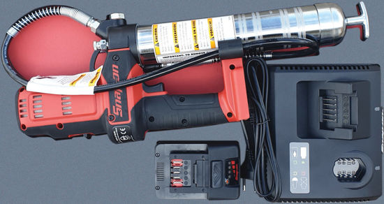 Snap-on - MOD.184SH45L- 18V MonsterLithium Cordless Grease Gun Kit with one Battery and Charger; 3Pc