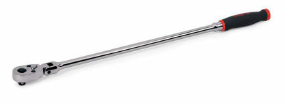 Snap-on - SHRLF80A - 1/2" Drive Dual 80® Technology Soft Grip Long Handle Flex-Head Quick-Release Ratchet