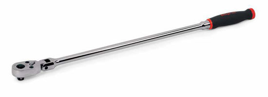 Snap-on - SHRLF80A - 1/2" Drive Dual 80® Technology Soft Grip Long Handle Flex-Head Quick-Release Ratchet