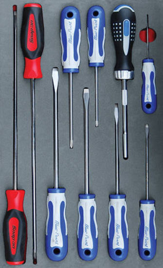 Snap-on Blue - MOD.354SH42D - Screwdriver Set; 10Pc