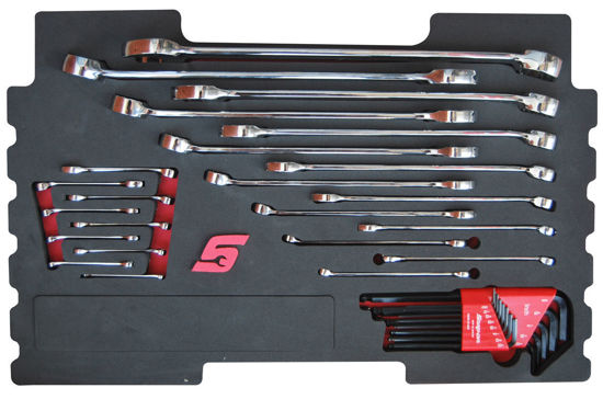 Snap-on - MOD.476SR43F - Combination Spanner Set; 36Pc - Imperial (suitable for KMC Tool Chest Only)