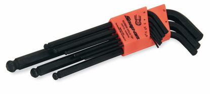 Snap-on - AWMBPH9 - L-Shaped Ball Hex Allen Key Set 1.5 to 10 mm; 9Pc