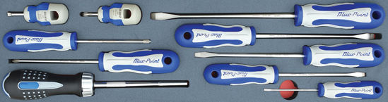 Blue-Point - MOD.142SH45S10 - Screwdriver Set; 10Pc