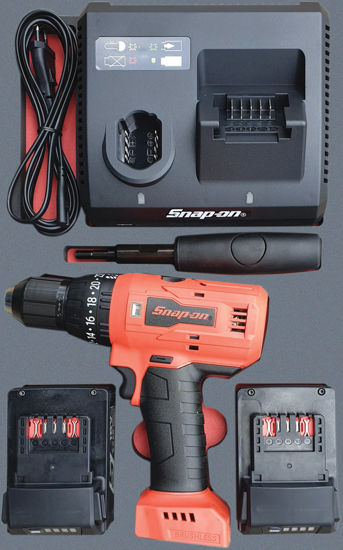 Snap-on - MOD.332SH42D - 18V 1/2" Drive Monster Lithium Brushless Cordless Hammer Drill Kit; 4Pc