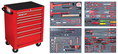 Snap-on - ATKAV2007-$ - 151Pc Avionics Tool Set with 7Drw Snap-on Roll Cabinet KRA2007 (Imperial)