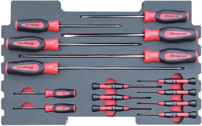 Snap-on - MOD.930SR43F - Combination Phillips/Flats Screwdriver Set; 15Pc (suitable for KMC Tool Chest Only)