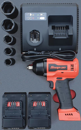 Snap-on - MOD.785SH42D - 18V 1/2" Drive MonsterLithium Brushless Cordless Impact Wrench Kit with Sockets; 9Pc