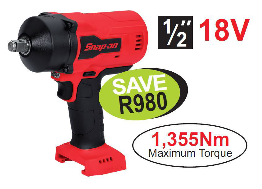 Snapon Africa Online Store. Snapon XXAPR284 1/2" 18V Brushless Impact