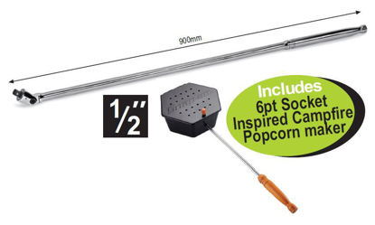 Snap-on XXAPR208 1/2" Drive Breaker Bar (900mm) Includes 6pt Socket Inspired Campfire Popcorn maker
