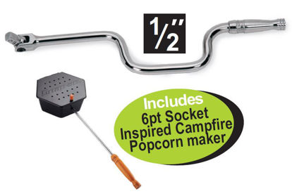 Snap-on XXAPR210 1/2" Drive Flex-Head Speeder (430mm) Includes 6pt Socket Inspired Campfire Popcorn maker
