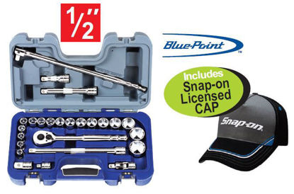 Snap-on Blue XXAPR218 1/2" General Service Set Includes Snap-on Licensed CAP