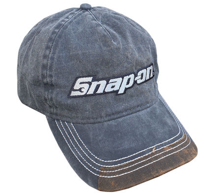 Snap-on Clothing - CAP-SOBB - Black Wash Cap - Snap-on Chrome wording