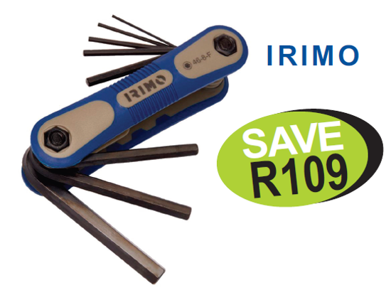 Snap-on Blue XXMAY215 Folding Hex Allen Key Set (8pc)