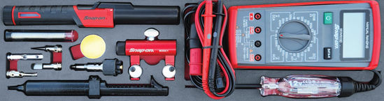 Snap-on - MOD.887SH45S - Multimeter, Soldering Iron / Clamp, Circuit Tester; 12Pc
