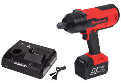Snap-on - CT9100U1-WO - 18V 3/4" Drive MonsterLithium Brushless Cordless Impact Wrench Kit with one Battery (Red)