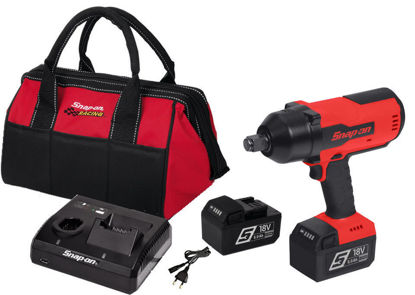 Snap-on - CT9100U2-WO - 18V 3/4" Drive MonsterLithium Brushless Cordless Impact Wrench Kit with 2 x Batteries (Red)