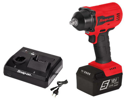 Snap-on - CT9015U1-WO - 18V 1/2" Drive MonsterLithium Brushless Cordless Impact Wrench Kit with one Battery (Red)