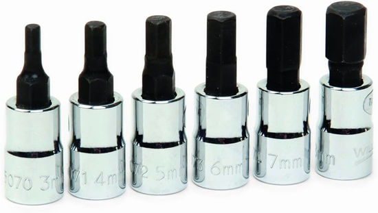 Williams - WIL30904-WO - 1/4" Hex Bit Socket Set 3-8mm; 6Pc
