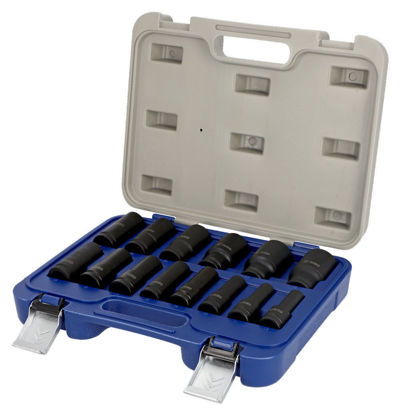 Irimo - IR168-14-4 - 1/2" Deep 6Pt Impact Socket Set 10-32mm; 14Pc (in moulded box)