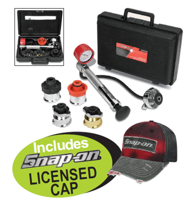 Buy Cooling System Pressure Tester with Snap-on Licensed Cap (Promo Code: XXAPR163)