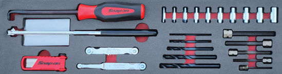 Snap-on Blue - MOD.851SH45S - Feeler Gauges, Extractor, Utility Set; 24Pc - Aviation