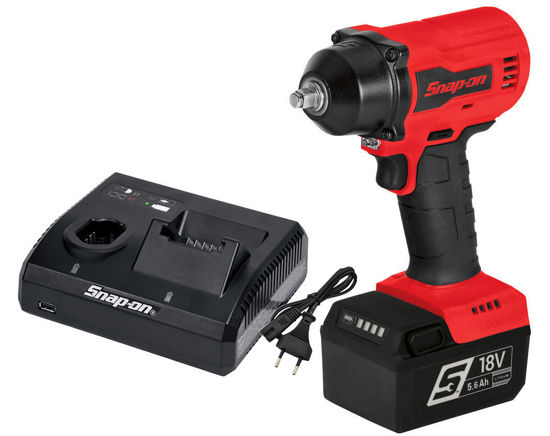 Snap-on - CT9010U1-WO - 18V 3/8" Drive MonsterLithium Brushless Cordless Impact Wrench Kit - Red
