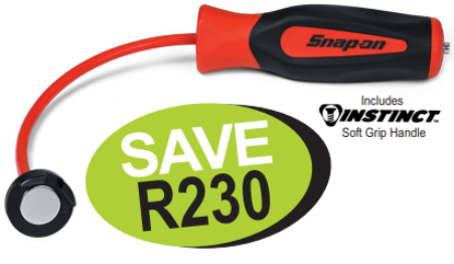 Snap-on XXJUN164 Magnetic Oil Drain Plug Remover with Instinct Soft Grip Handle