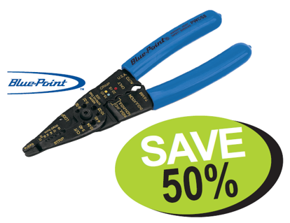 Blue-Point PWCS8 Snap-on Wire Stripper, Cutter & Crimper - Now 50% Off