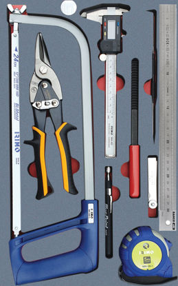 SNap-on Blue - MOD.196BH42D - Cutting, Measuring & Utility Set; 9Pc