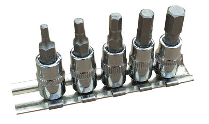 Irimo - IR107-H38S5-WO - 1/4" Hex Bit Socket Set 3-8mm; 5Pc