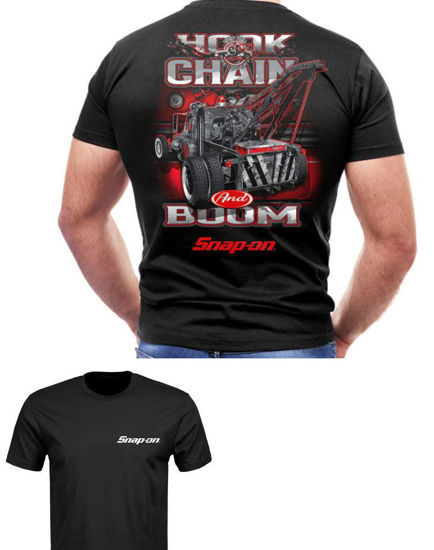 Clothing - CSN04-7552-M - Hook Chain Boom T-Shirt - Black - Large (Back Print)