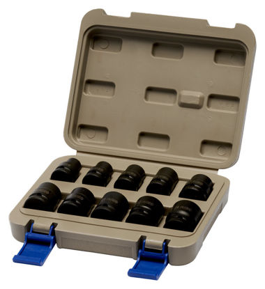 Irimo - IR167-10-4 - 1/2" Shallow 6Pt Impact Socket Set 10-24mm; 10Pc (in moulded box)