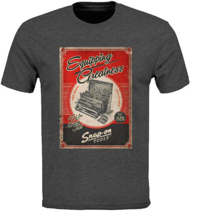 Snap-on Clothing - CSN04-7584-M - Equipping Greatness T-Shirt - Black - Medium (Front Print)