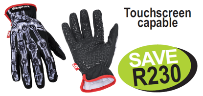 XXSEP166 Snap-on TOOL BONZ Touchscreen Capable Gloves - Cool, Comfortable, Durable Hand Protection