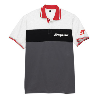 Clothing - SNP2237-L - T-Shirt Polo Red / Black / Charcoal - Large