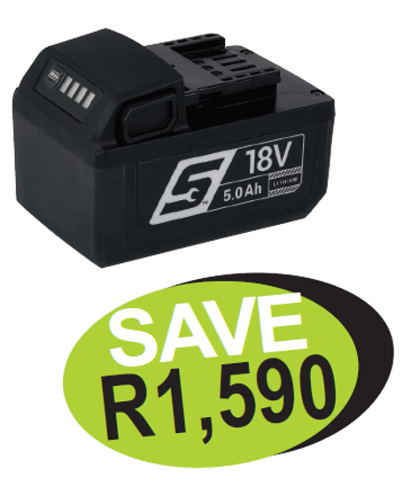 Snap-on 18V 5.0Ah Lithium Battery – Long-Life & Fast-Charge