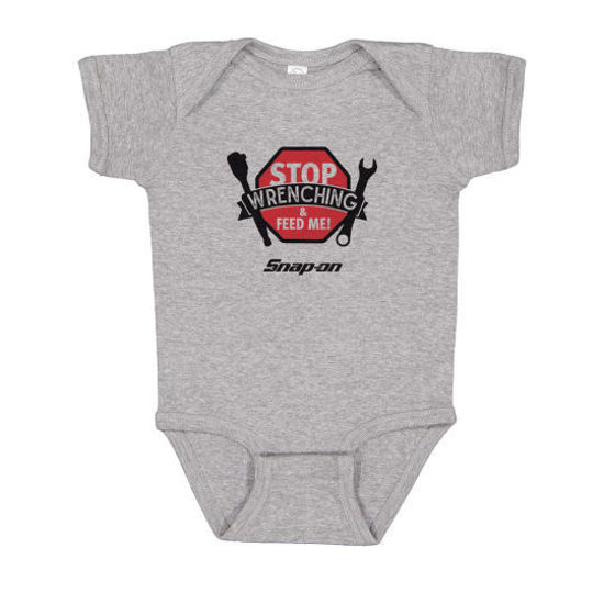 SNP2376-6M - Heather Grey Onesie 6 Months