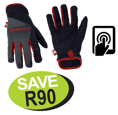XXOCT164 Snap-on Fast Fit Technician's Gloves | Professional Work Gloves | Multiple Sizes