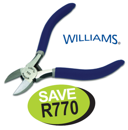 XXNOV119 Snap-on Blue Spring-loaded Side Cutter 125mm | Williams WILPL-40C