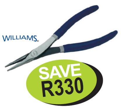 XXNOV118 Snap-on Blue Williams High Lever Chain Nose Plier Tool Set