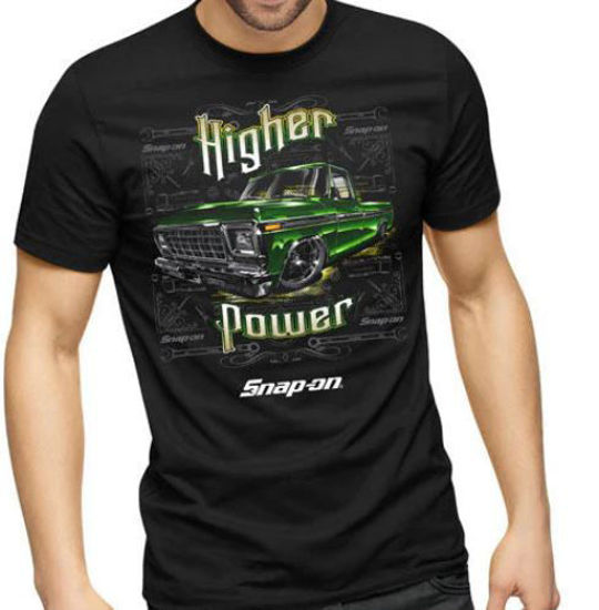 Picture of CSN04-7558-M - T-Shirt Higher Power - Black - Medium (Front Print)
