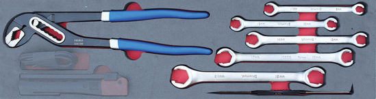 Snap-on Blue - MOD.878BH45SM - Waterpump Plier, Scribe and Pipe Spanners Set; 7Pc - Metric