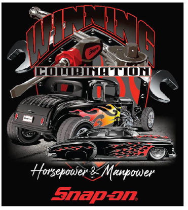 Picture of CSN04-7517-L - T-Shirt - Winning Combination with Back Print - Black - Large