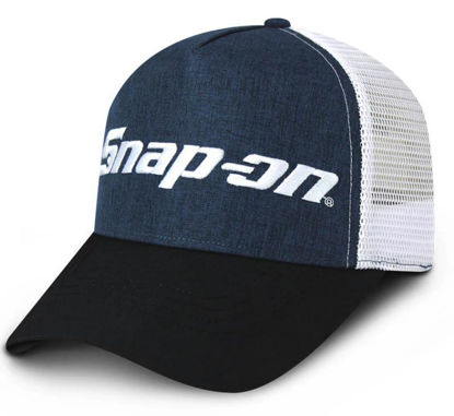 Picture of CSN07-7963 - Cap - Challenger - Blue/Black Melange/White - Adj