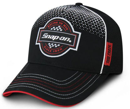 Picture of CSN07-7966 - Cap - Racing To Win Snap Back - Black/Red - Adj