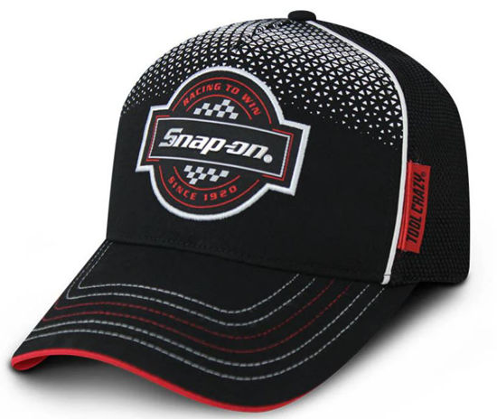 Picture of CSN07-7966 - Cap - Racing To Win Snap Back - Black/Red - Adj